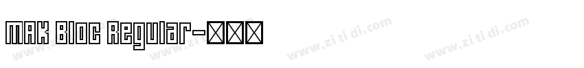 MAK Bloc Regular字体转换